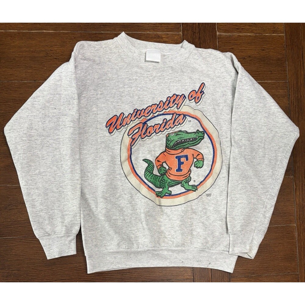 Vintage Florida Gators Men’s Size M Made In USA Grey Crewneck Sweater